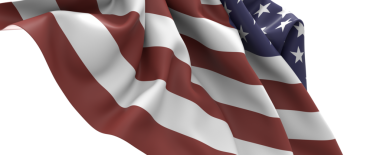 Amerikan Bayrağı Ayrıntıları: Beyaz Üzerinde Birleşik Devletler Bayrağı Dalgalanıyor