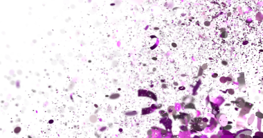 Soyut Mor Konfeti Beyaz Arkaplanda İzole Edildi