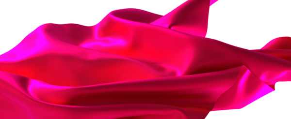 Rüzgarda süzülen canlı pembe kumaş güzel bir şekil yaratır.