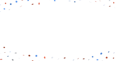 Kırmızı Beyaz ve Mavi Yıldızlar Kutlama İçin Kutlama Arkaplanı