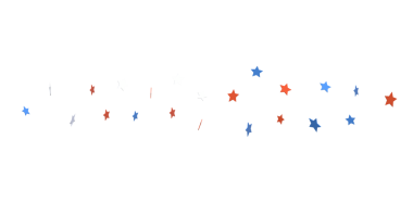 Kırmızı Beyaz Mavi Yıldızlı Kutlama: Amerikan Bağımsızlık Günü Madalyası