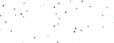 Beyaz Arkaplanda Renkli Yıldız Konfeti: Kutlama ve Parti Teması