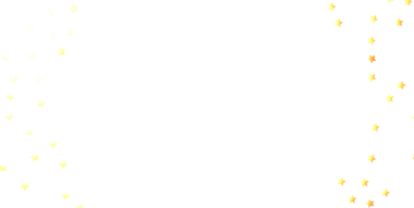 Kutlama için Beyaz Arkaplanda Altın Yıldız Konfeti Sınırı