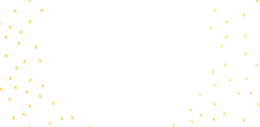 Beyaz Arkaplanda Parlayan Altın Yıldızlar, Kutlama Konsepti