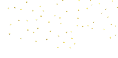 Dekorasyon için Beyaz Arkaplanda Altın Yıldız Dağılmış Desen