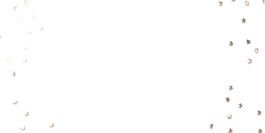 Şenlikli kutlamalar ve neşe için beyaz arka planda ışıldayan yıldız konfetileri