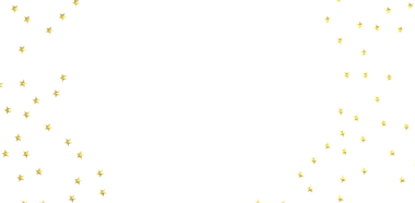 Altın Yıldız Konfeti Beyaz Arkaplana Karşı Dağılmış