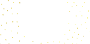 Dekorasyon için Beyaz Arkaplanda Parlayan Altın Yıldızlar