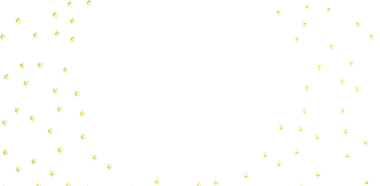 Kutlama ve Neşe İçin Beyaz Arkaplanda Parlayan Altın Yıldızlar