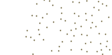 Kutlama ve Şenlik İçin Beyaz Arkaplanda Altın Yıldız Konfeti