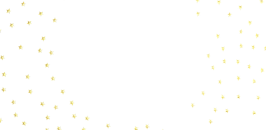 Festivalin süslemeleri için beyaz zemin üzerinde altın yıldızlar