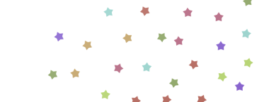 Kutlamalar için Beyaz Arkaplanda Renkli Yıldız Konfeti