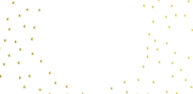 Kutlama ve Neşe İçin Beyaz Arkaplanda Altın Yıldız Konfeti