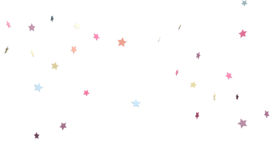 Kutlamalar ve parti dekorasyonları için renkli yıldız konfeti arka planı