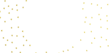 Kutlama ve Neşe İçin Beyaz Arkaplanda Altın Yıldız Konfeti