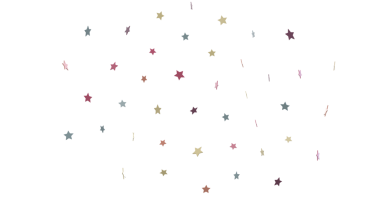 Beyazın renkli yıldız arkaplanı. Kutlamalar için mükemmel tasarım unsuru