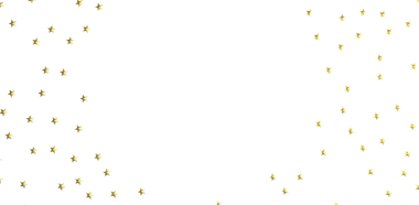 Kutlama ve Eğlence İçin Beyaz Arkaplanda Altın Yıldız Konfeti