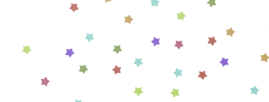 Kutlamalar, neşe ve mutluluk için renkli yıldız konfeti arka planı