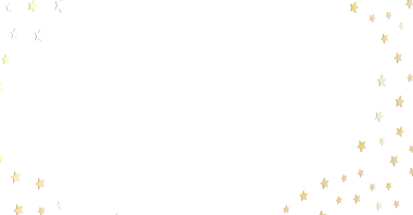 Kutlamalar İçin Beyaz Arkaplanda Altın Yıldız Konfeti Sınırı