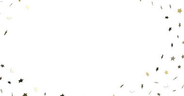 Altın Yıldız Konfeti Kutlama İçin Beyaz Arkaplanda Düşüyor