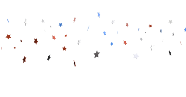 Beyaz Arkaplanda Düşen Kutlama Yıldızları, Kutlama Konsepti