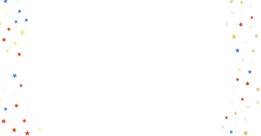 Beyaz Arkaplanda Renkli Yıldız Konfeti: Kutlama Kavramı