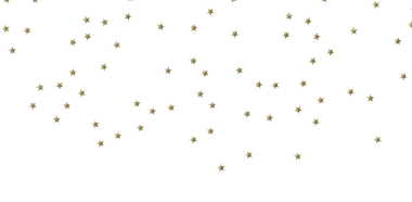Beyaz arkaplan tasarım elementi üzerine düşen altın yıldızlar