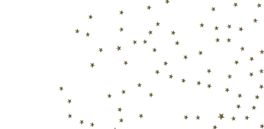 Kutlama ve Neşe İçin Beyaz Arkaplanda Altın Yıldız Konfeti