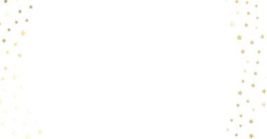 Pozitif Titreşimli Beyaz Üzerine Altın Yıldız Sınırı Arkaplanı