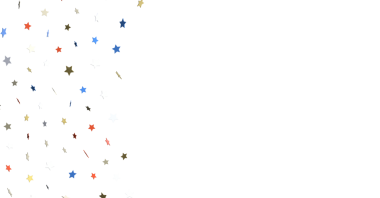 Renkli yıldız konfeti arka plan şenlik, tatil tasarımları için parlak kutlama konsepti