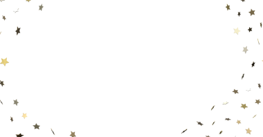 Zarif Altın Yıldızlı Konfeti Temiz Beyaz Geçmişe Karşı