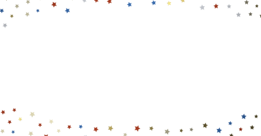 Fotokopi alanı ve bayram renk şeması olan şenlikli yıldız arkaplanı