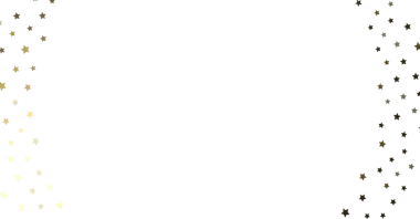 Kutlama İçin Beyaz Arkaplan Çerçevesinde Altın Yıldız Konfeti