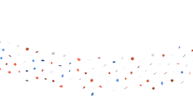 Amerikan Bağımsızlık Günü Yıldızları, Kırmızı, Beyaz, Mavi, Kutlama Arkaplanı