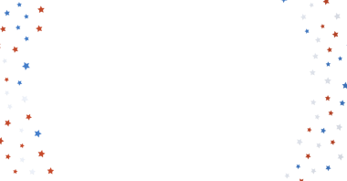 Beyaz zemin üzerinde yıldızlar Amerika 'nın Bağımsızlık Günü tasarımı