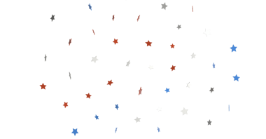 Beyaz Arkaplanda Soyut Yıldızlar, Kutlama İçin Yurtsever Teması