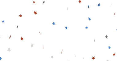 Beyaz üzerine kırmızı ve gri renkte yıldızların arkaplanı