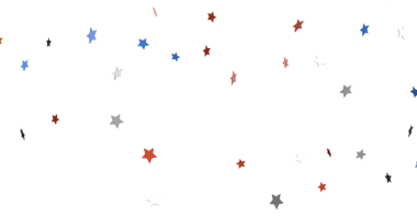 Beyaz Arkaplanda Soyut Yıldızlar, Bağımsızlık Günü Kutlaması