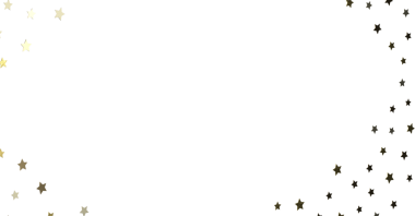 Altın Dekoratif Elementlerle Zarif Yıldızlı Arkaplan