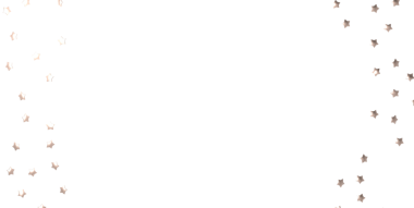 Fotokopi alanı beyaz zemin üzerinde zarif yıldız konfeti sınırı, şenlikli arka plan