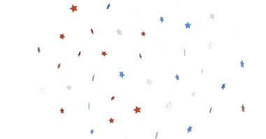 Yıldız desenli arka plan Amerikan bayrağı renkleri, şenlikli kutlama