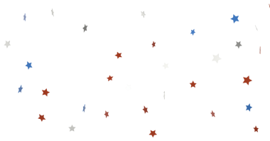 Vatansever Temalar İçin Kırmızı Beyaz ve Mavi Yıldızlar Arkaplanı