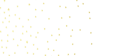 Beyaz Arkaplanda Altın Yıldız Konfeti: Kutlama Kutlaması