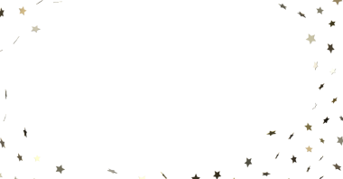 Beyaz Arkaplanda Soyut Yıldız Konfeti: Kutlama ve Dekor