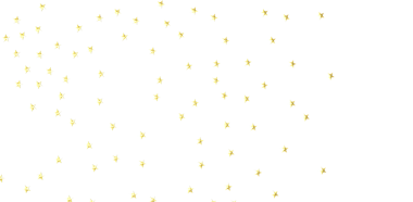 Kutlama ve Neşe İçin Beyaz Arkaplanda Altın Yıldız Konfeti