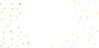 Olaylar İçin Altın Yıldız Dağıtılmış Beyaz Arkaplan Tasarımı İdeal