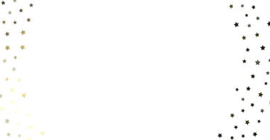 Beyaz üzerine Altın ve Kara Yıldızlarla Zarif Yıldızlı Arkaplan