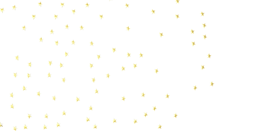 Beyaz Arkaplanda Altın Yıldız Konfeti: Kutlama ve Neşe