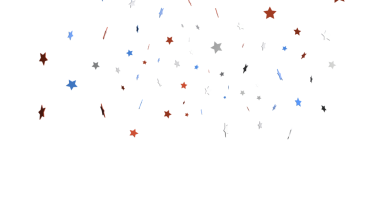 Beyaz Arkaplanda Kırmızı, Beyaz ve Mavi Konfeti Festivalleri