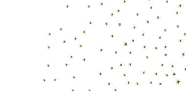 Kutlamalar ve Tatiller İçin Beyaz Arkaplanda Altın Yıldız Konfeti